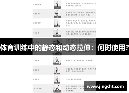 体育训练中的静态和动态拉伸：何时使用？